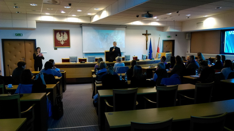 Spotkanie na Uniwersytecie Kardynała Stefana Wyszyńskiego